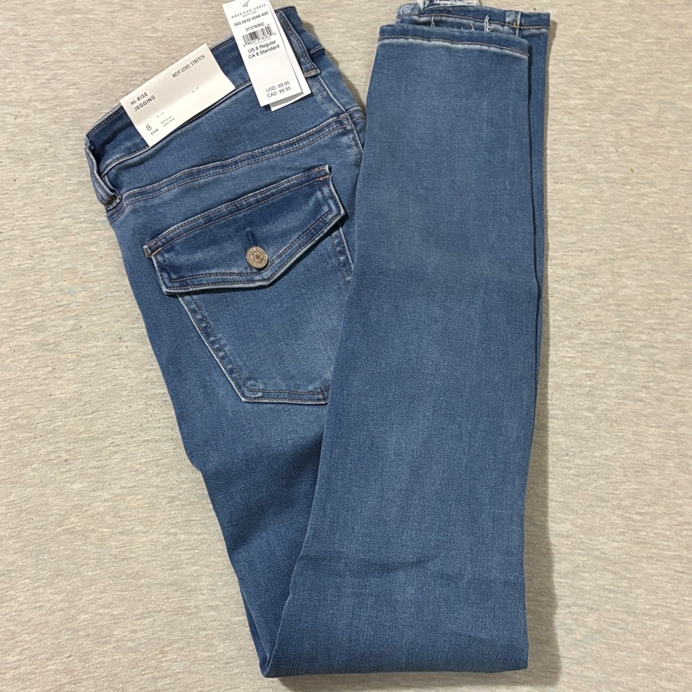 American Eagle Outfitters Blue Straight Leg Jeans